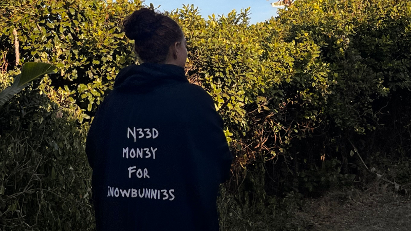 SNOWBUNNI3 LOV3R HOODIE